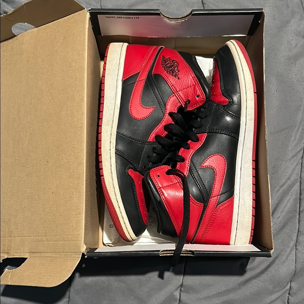 Jordan Black and Red Athletic Shoes Iconic Design
